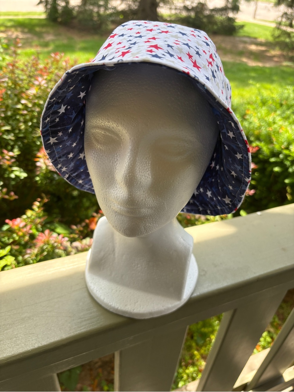 Reversible Unisex Tulip Bucket Hat, New, Handmade